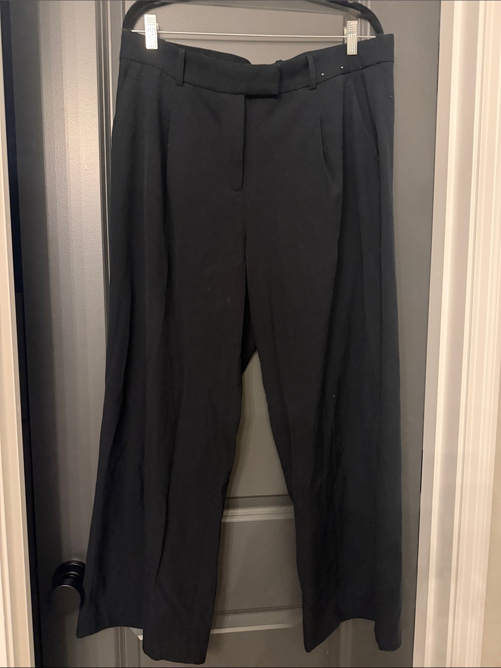 Abercrombie and Fitch Black Wide-Leg Women's Dress Pants